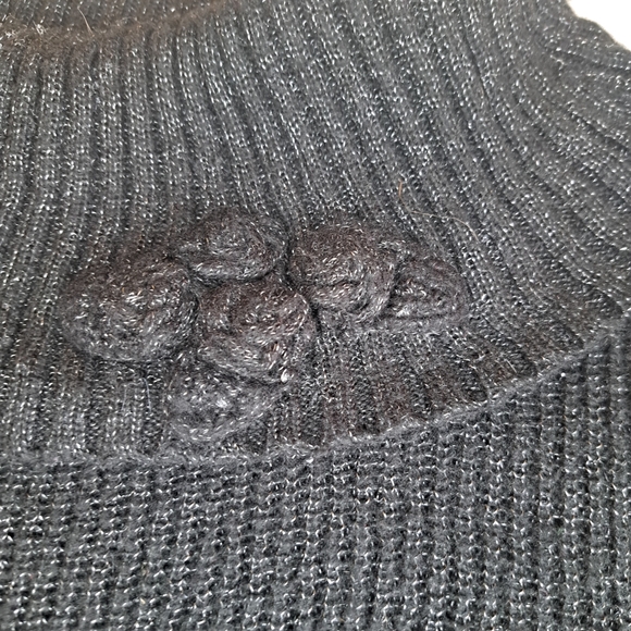Daisy Fuentes Black Cowl Neck Sweater Size 1X #190 - Picture 3 of 7